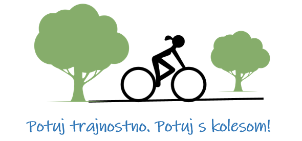 potuj trajnostno, potuj s kolesom